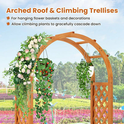 Raised Garden Bed with Lattice Trellis | Plow & Hearth