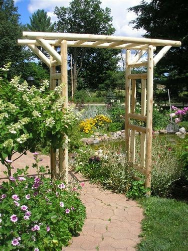 Outdoor Wooden Arbor | Plow & Hearth