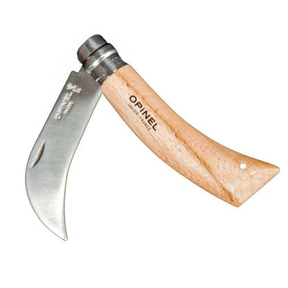 Opinel Folding Pruning/Harvest Knife Stainless Steel No. 8 | Plow & Hearth