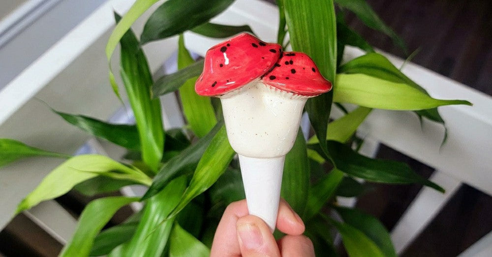 Small Mushroom Watering Spike | Plow & Hearth