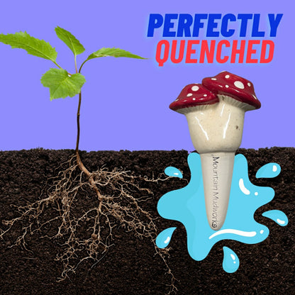 Small Mushroom Watering Spike | Plow & Hearth