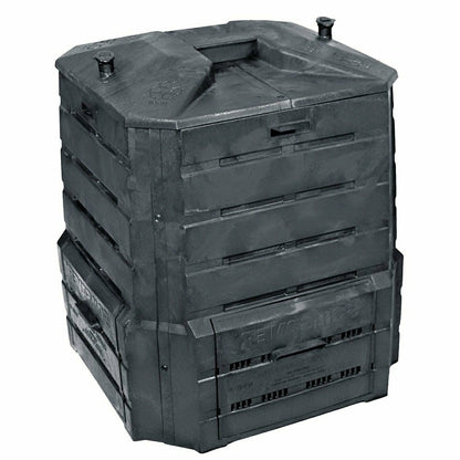 Black Plastic Compost Bin Composter - 94 Gallon | Plow & Hearth