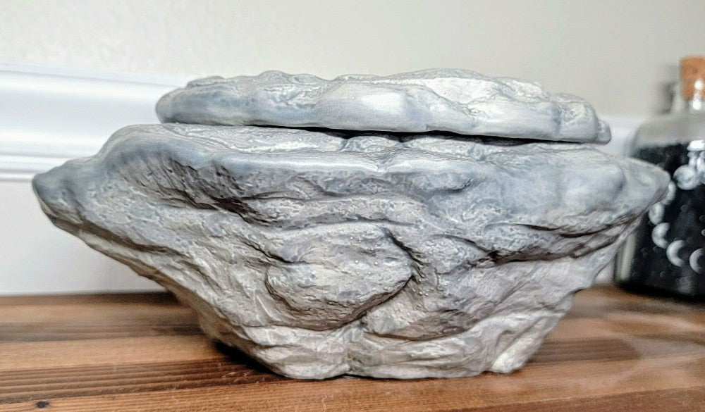 Large Natural Stone Self Watering / African Violet Pot | Plow & Hearth