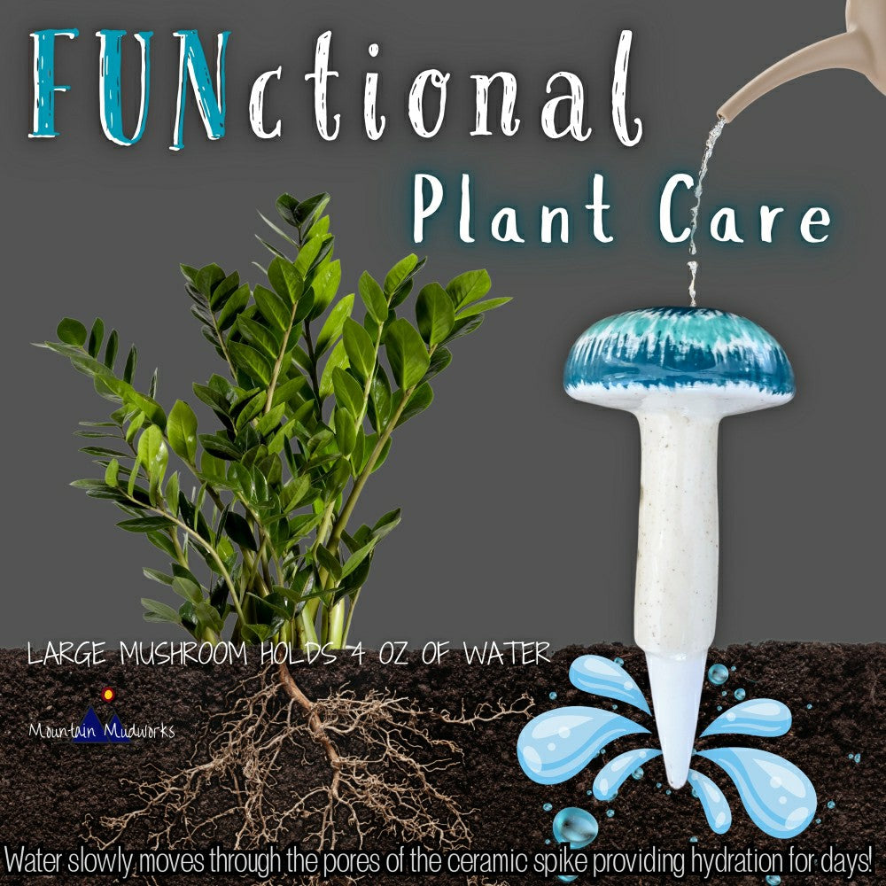 Large Mushroom Watering Spike | Plow & Hearth