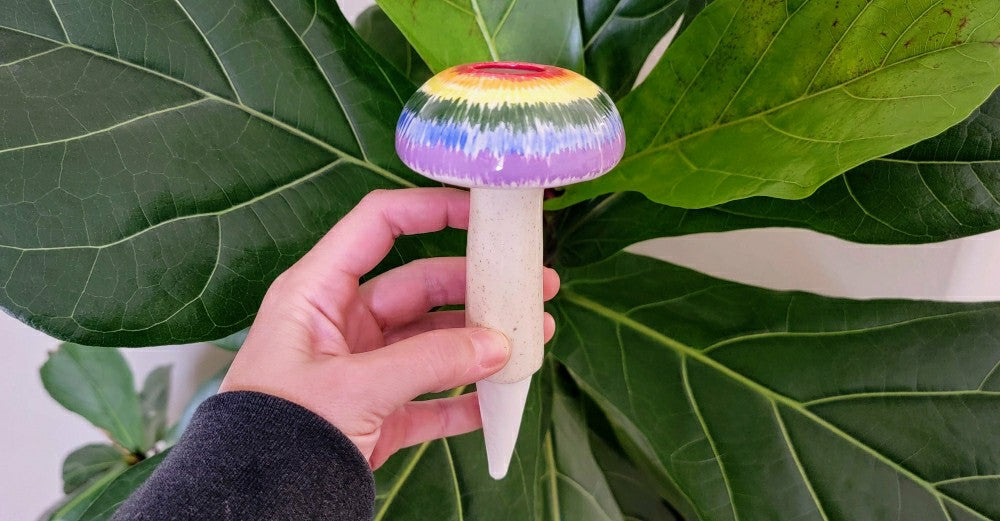 Large Mushroom Watering Spike | Plow & Hearth