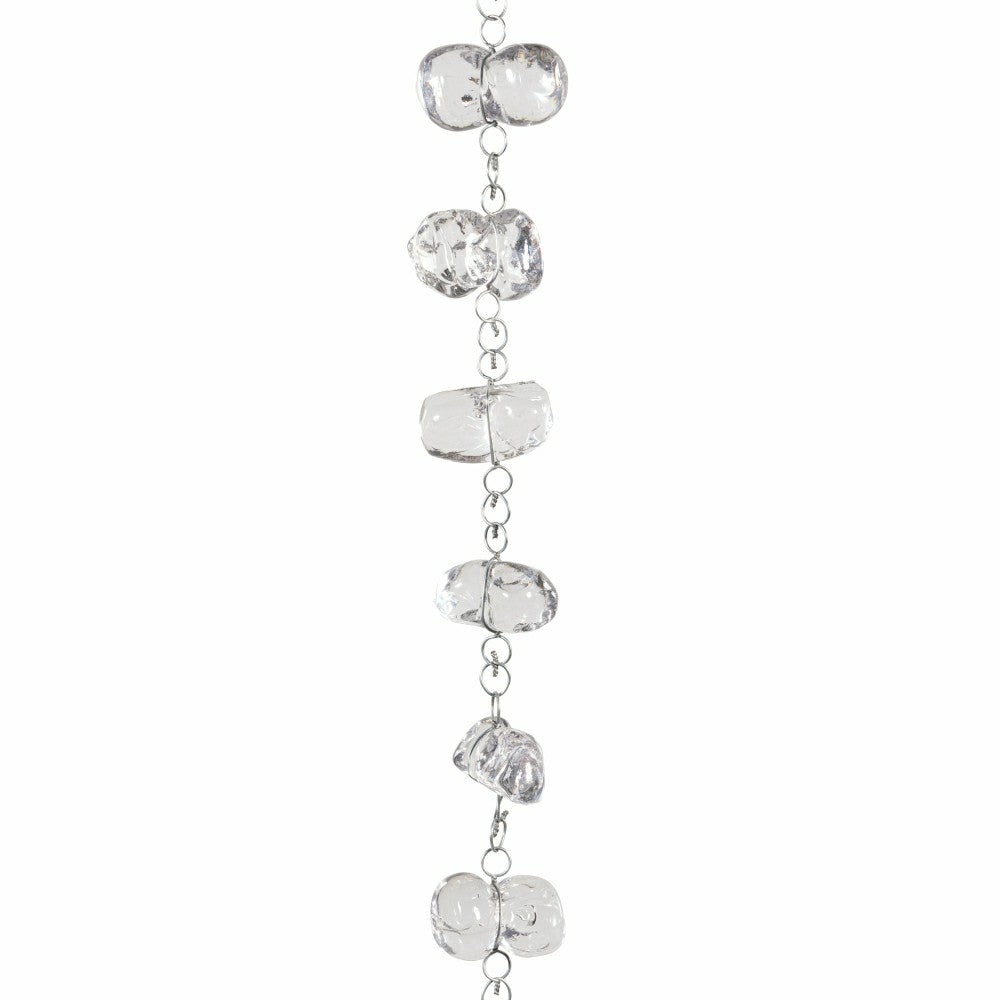 VivaStyle Rain Chain, Glass Pebble Rain Chain, 70" H | Plow & Hearth