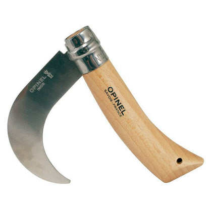 Opinel Folding Pruning/Harvest Knife Stainless Steel No. 10 | Plow & Hearth