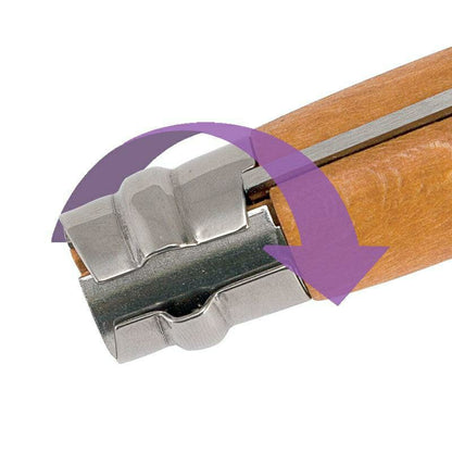 Opinel Folding Pruning/Harvest Knife Stainless Steel No. 10 | Plow & Hearth