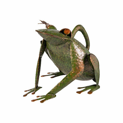 Metal Frog Watering Can | Plow & Hearth