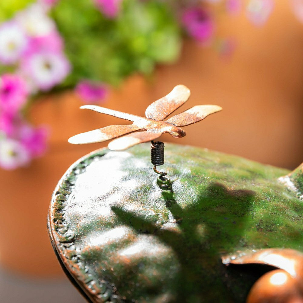 Metal Frog Watering Can | Plow & Hearth