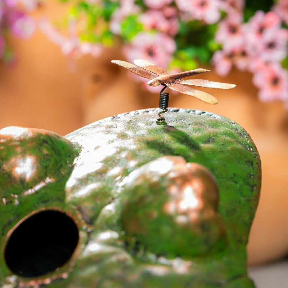 Metal Frog Watering Can | Plow & Hearth