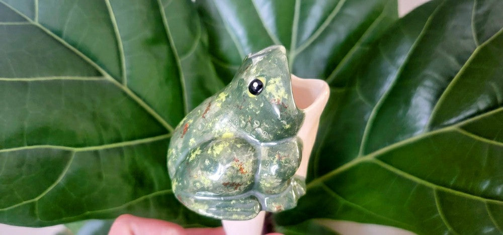 Open-Mouth Frog Plant Watering Spike | Plow & Hearth