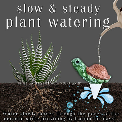 Turtle Plant Watering Spike | Plow & Hearth