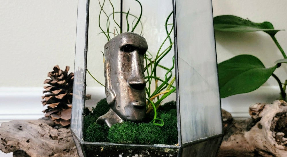 Moai Watering Spike | Plow & Hearth