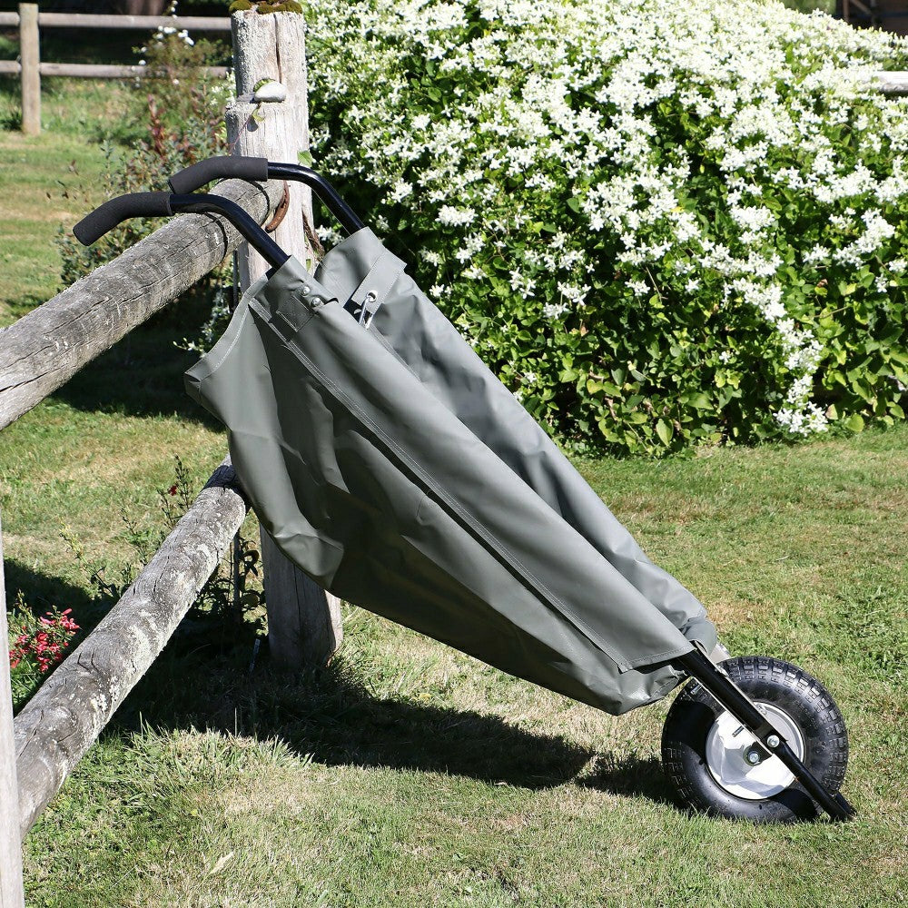 Original WheelEasy Foldable Garden Cart (Wheelbarrow) | Plow & Hearth