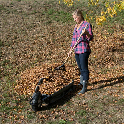 Original WheelEasy Foldable Garden Cart (Wheelbarrow) | Plow & Hearth
