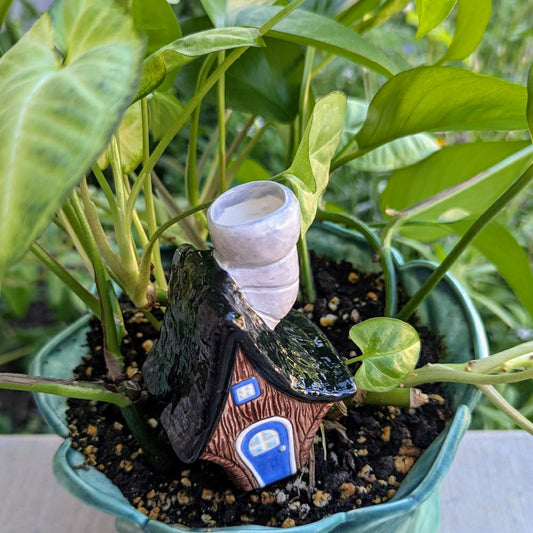 Little Wood Cabin Plant Watering Spike | Plow & Hearth