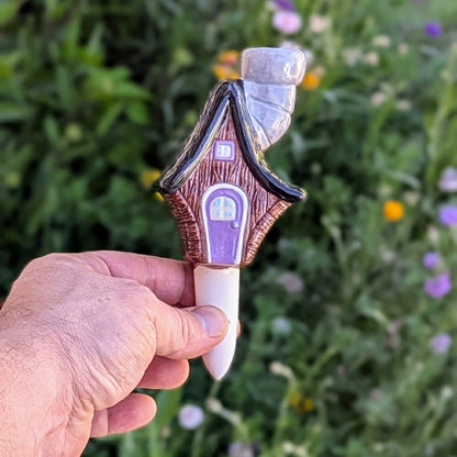 Little Wood Cabin Plant Watering Spike | Plow & Hearth