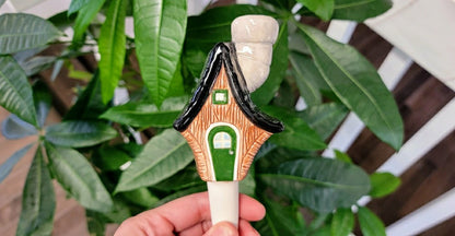 Little Wood Cabin Plant Watering Spike | Plow & Hearth