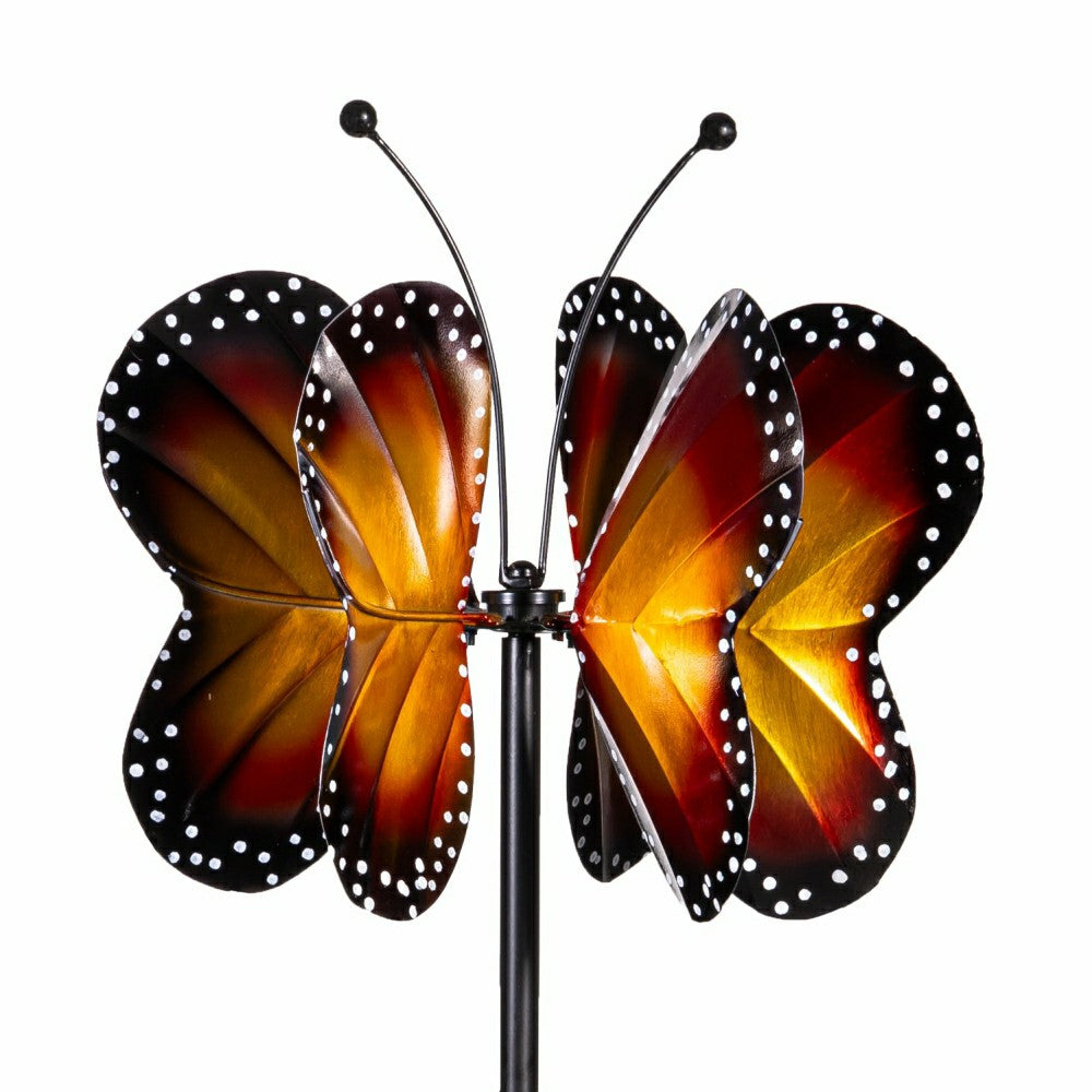Butterfly Wings In the Wind Wind Spinner 65"H | Plow & Hearth