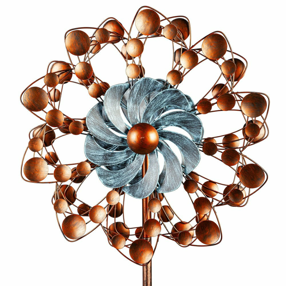 75"H Bubble Flower Wind Spinner | Plow & Hearth