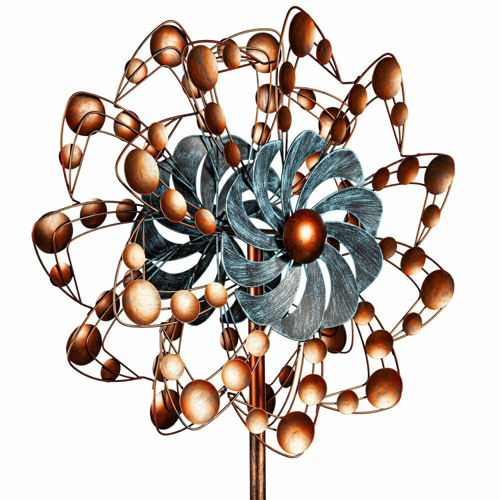 75"H Bubble Flower Wind Spinner | Plow & Hearth