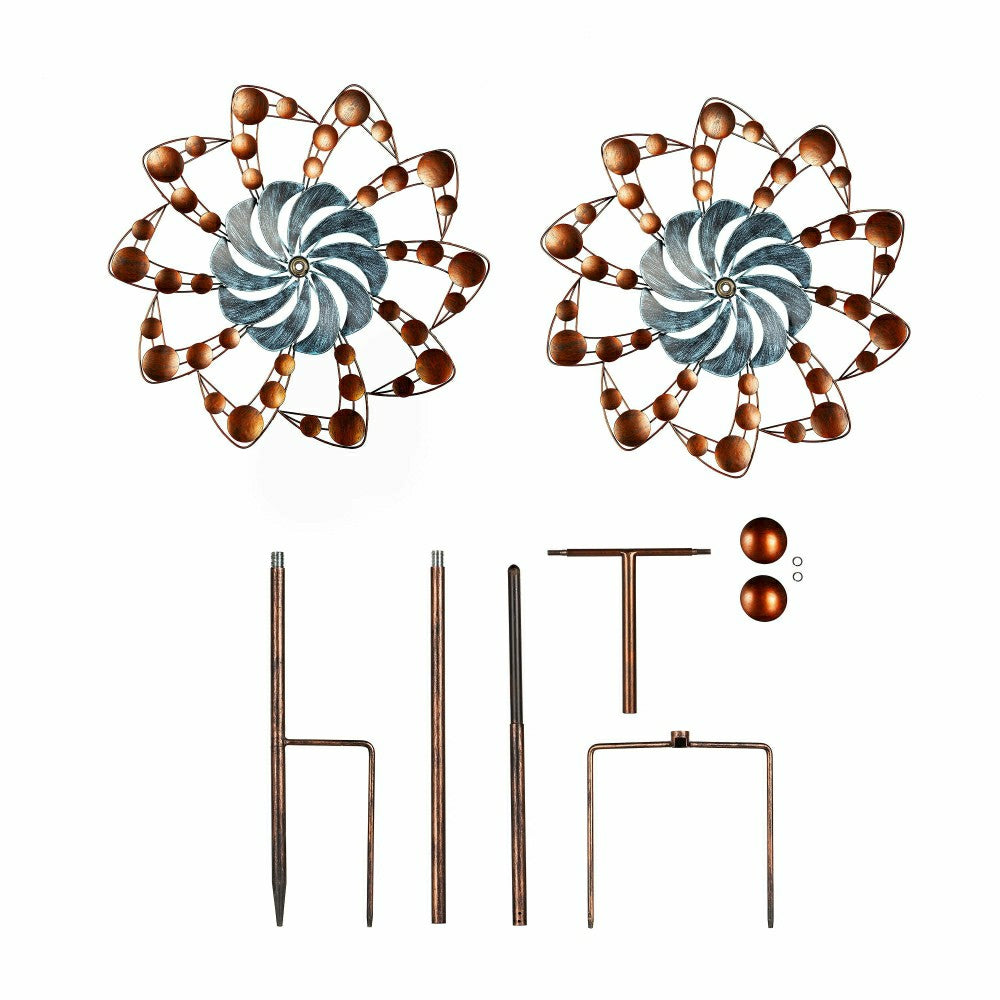75"H Bubble Flower Wind Spinner | Plow & Hearth