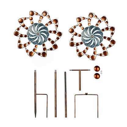 75"H Bubble Flower Wind Spinner | Plow & Hearth