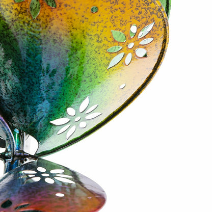 90"H Wind Spinner, Floral Lemniscate | Plow & Hearth
