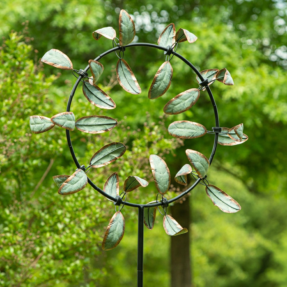 Metal Pinwheel Prism Spinner 74"H | Plow & Hearth