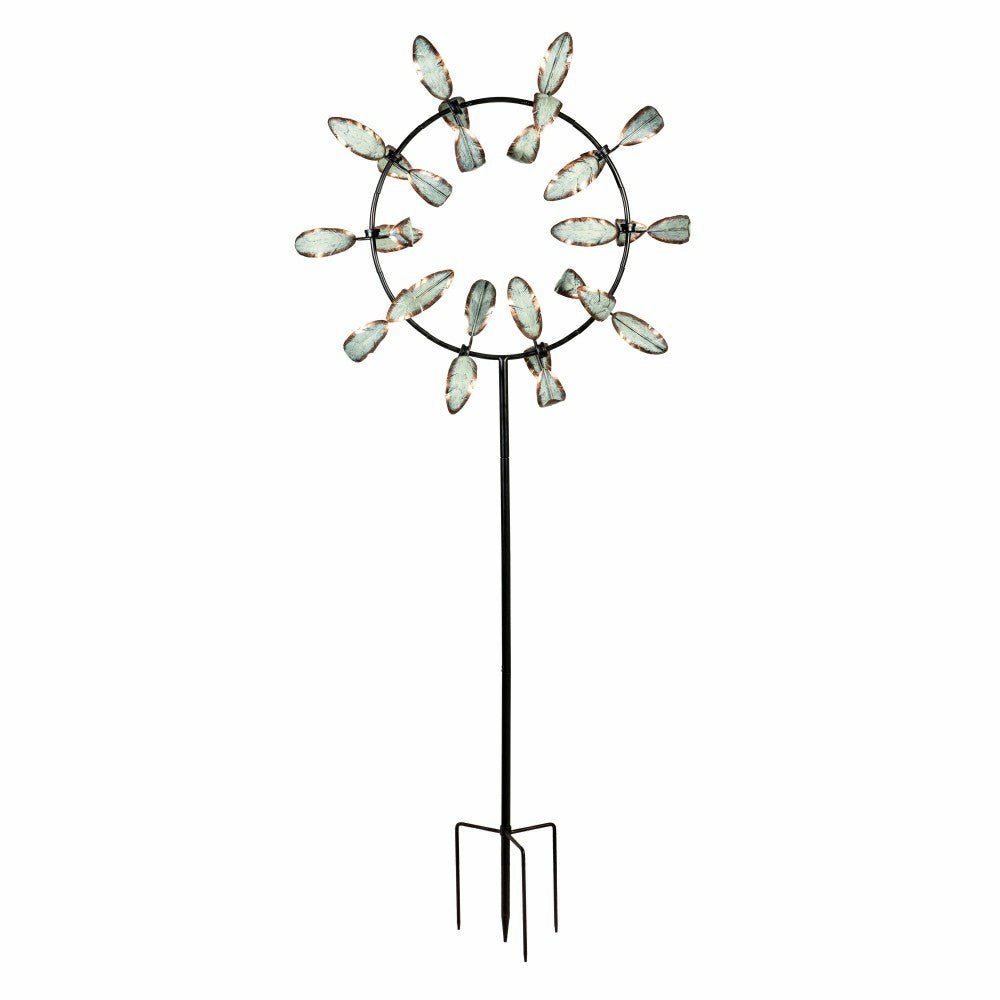 Metal Pinwheel Prism Spinner 74"H | Plow & Hearth