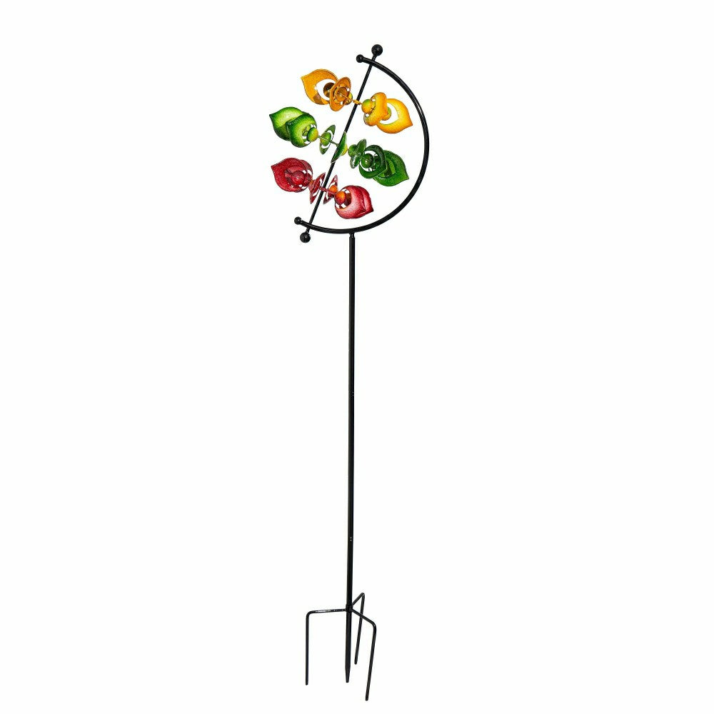 Metal Colorful Arrow Wind Spinner, 83"H | Plow & Hearth