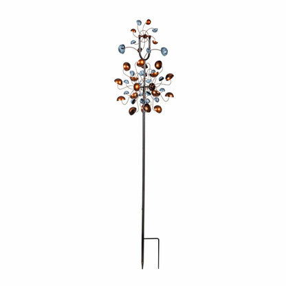 Butterfly and Leaves Dual Spinner 86"H | Plow & Hearth
