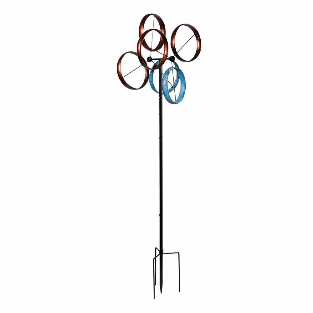 Metal Roundabout Breeze Wind Spinner 72"H | Plow & Hearth