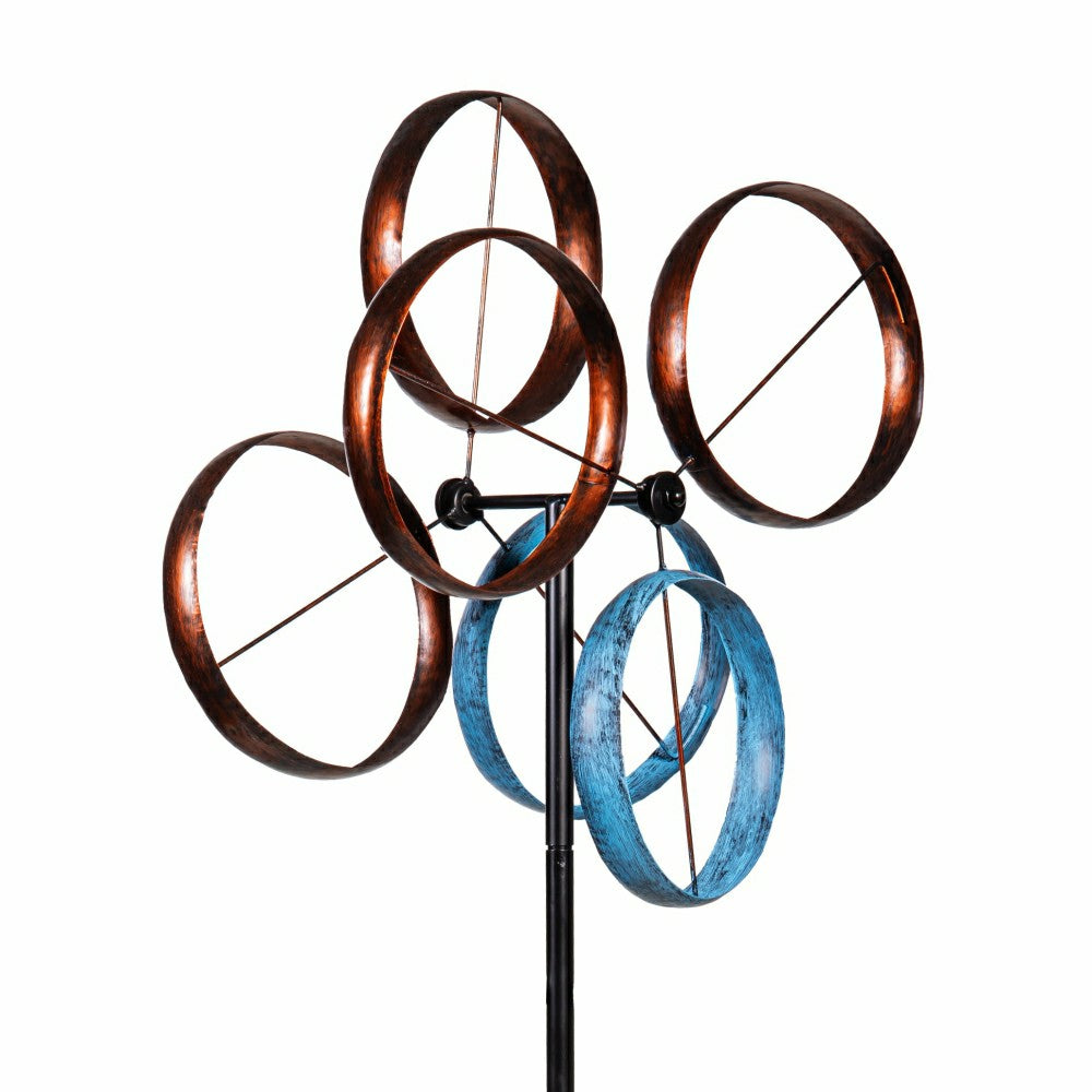Metal Roundabout Breeze Wind Spinner 72"H | Plow & Hearth