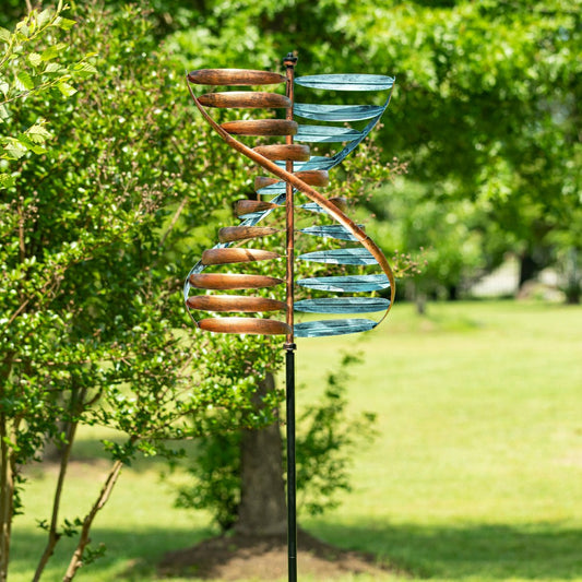 Metal Twisting Helix Spinner 90"H | Plow & Hearth