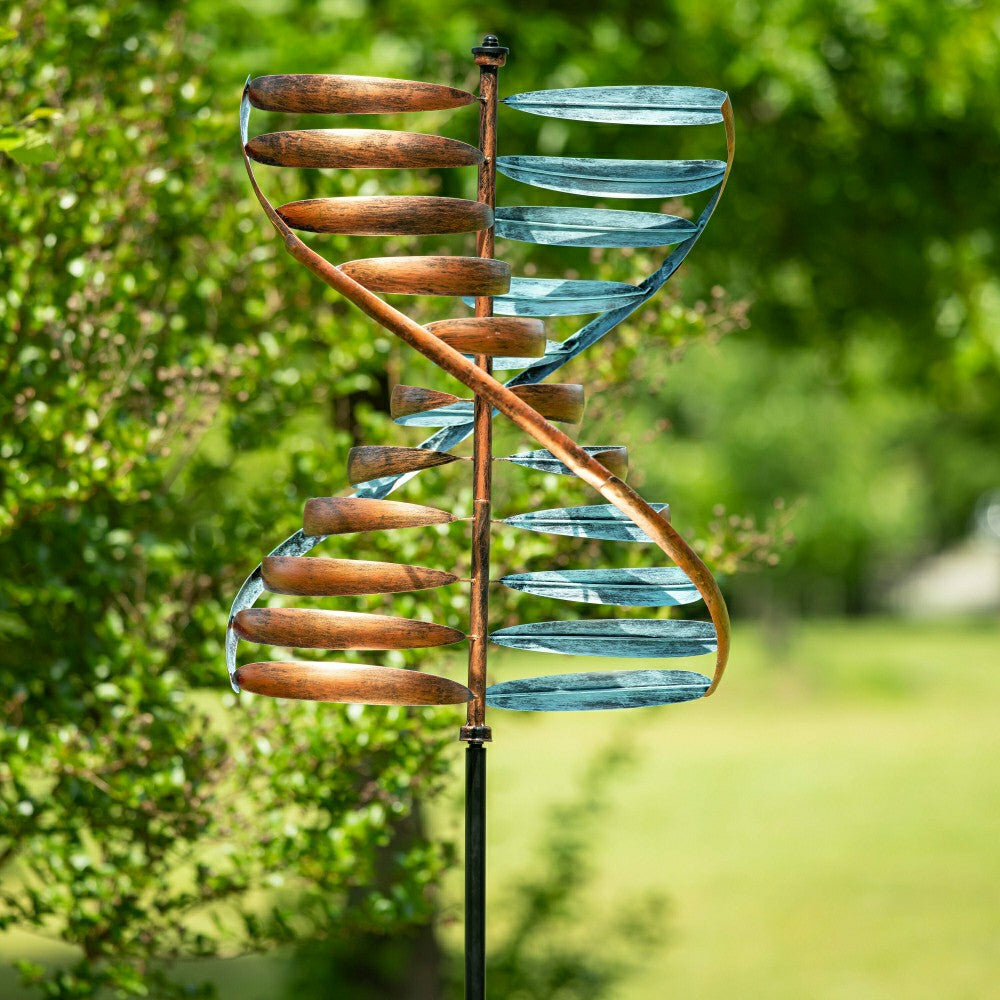 Metal Twisting Helix Spinner 90"H | Plow & Hearth