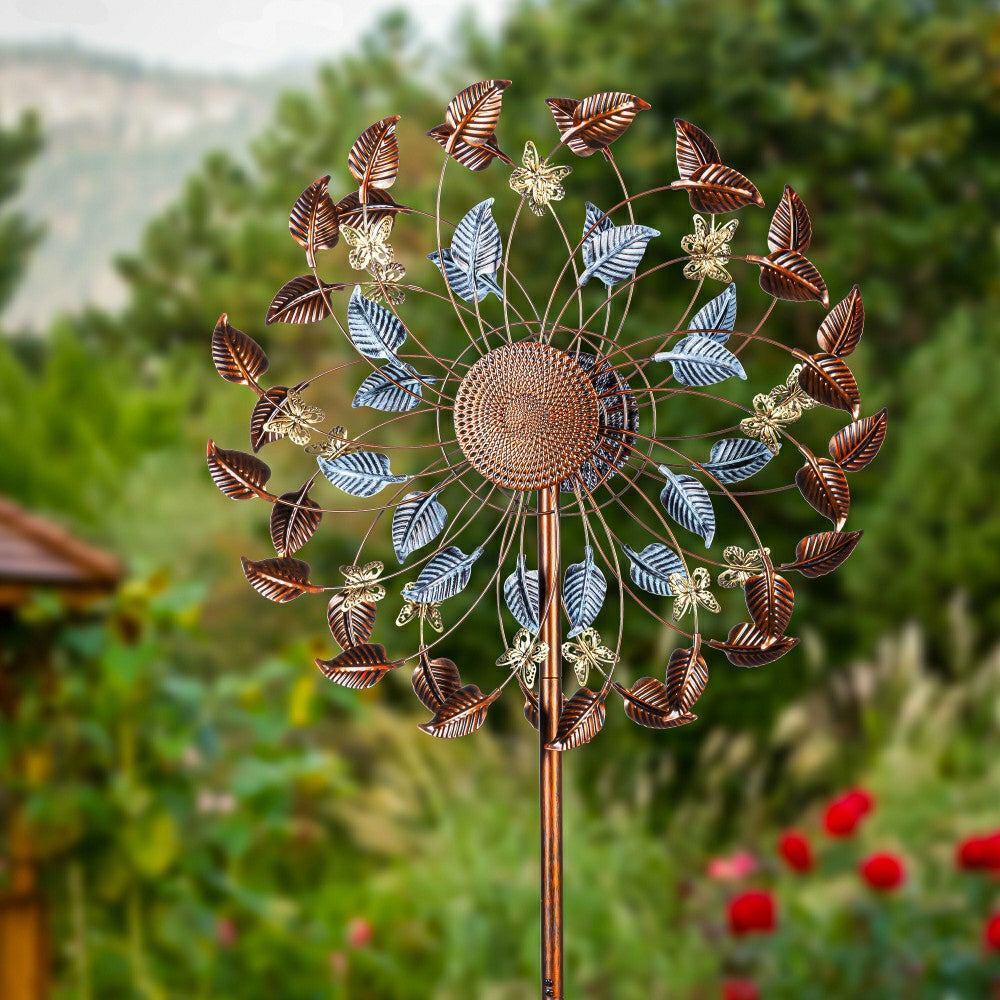 Botanic Breeze Wind Spinner 75"H | Plow & Hearth