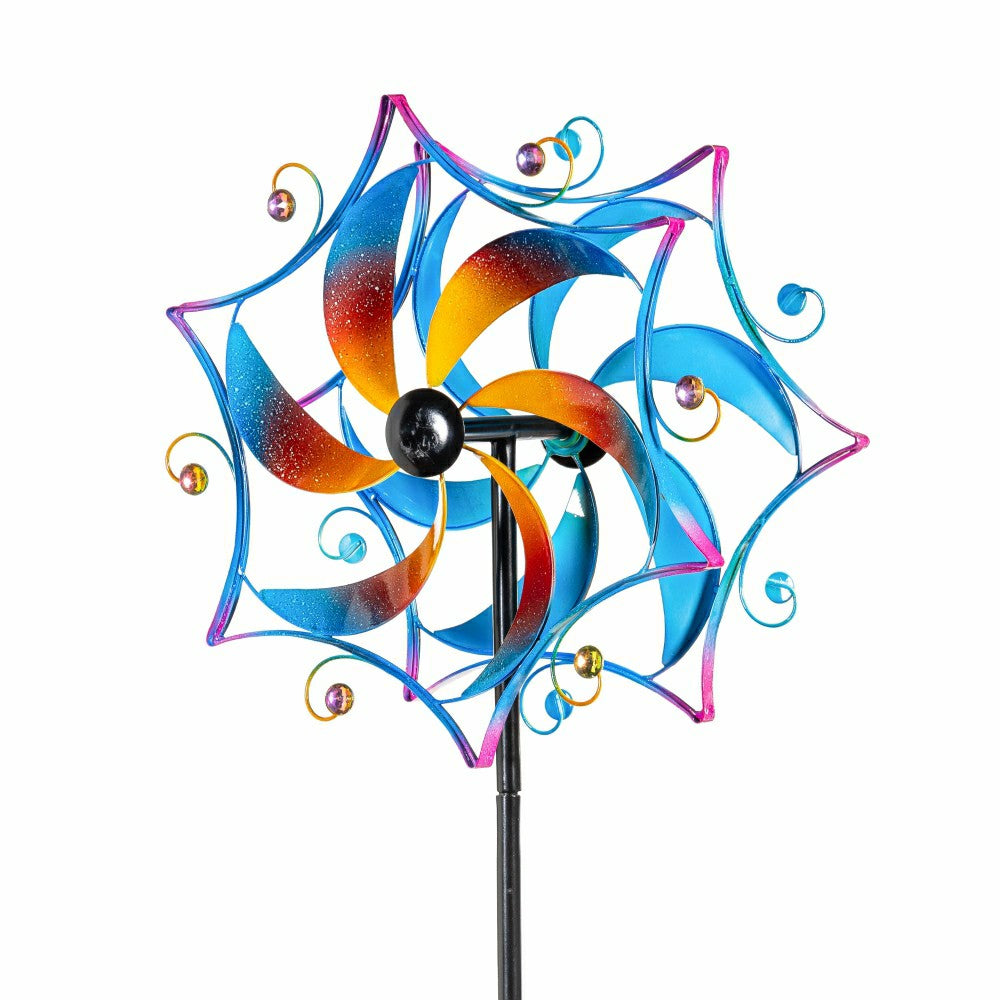 Whirling Mirage Wind Spinner 48"H | Plow & Hearth