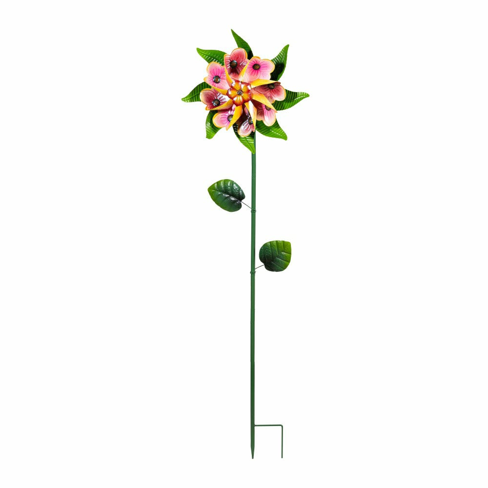 Bright Blossom Wind Spinner Stake 60"H | Plow & Hearth