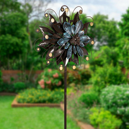 75" Flower Swirl With Metal Accent | Plow & Hearth