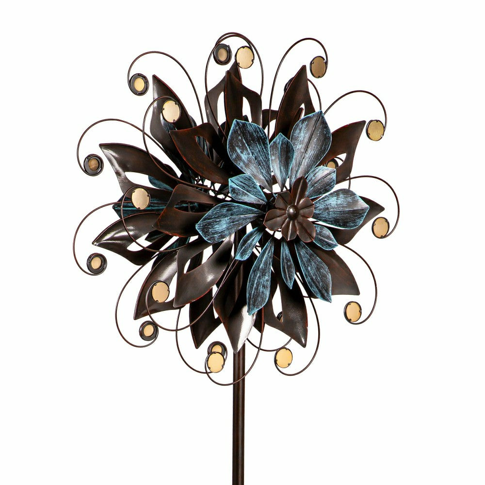 75" Flower Swirl With Metal Accent | Plow & Hearth