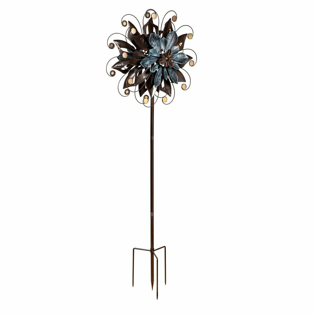 75" Flower Swirl With Metal Accent | Plow & Hearth