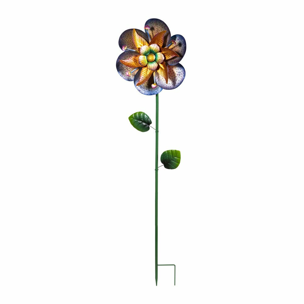 Enchanted Blossom Wind Spinner Stake 60"H | Plow & Hearth