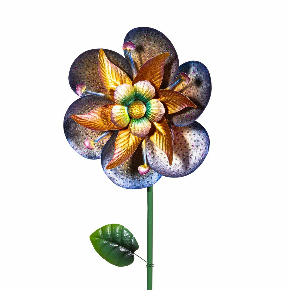 Enchanted Blossom Wind Spinner Stake 60"H | Plow & Hearth