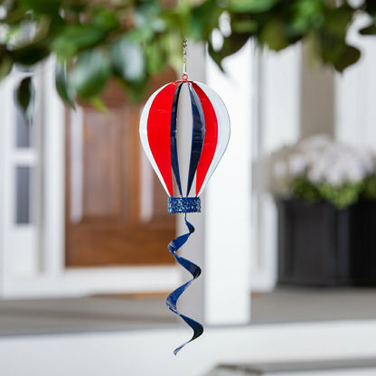 Red, White, & Bloom Balloon Wind Twirler 24"H | Plow & Hearth
