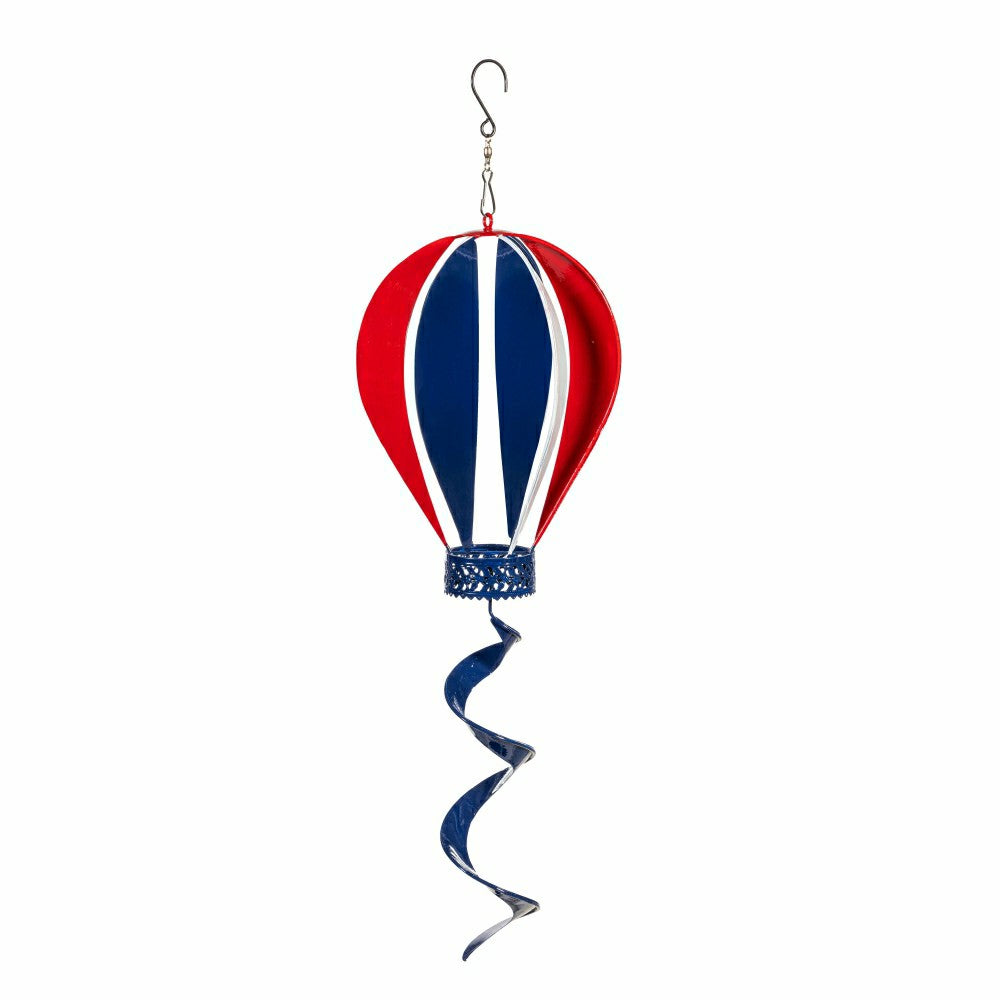 Red, White, & Bloom Balloon Wind Twirler 24"H | Plow & Hearth
