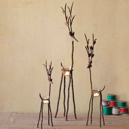 Rustic Reindeer, Set of 3 | Plow & Hearth