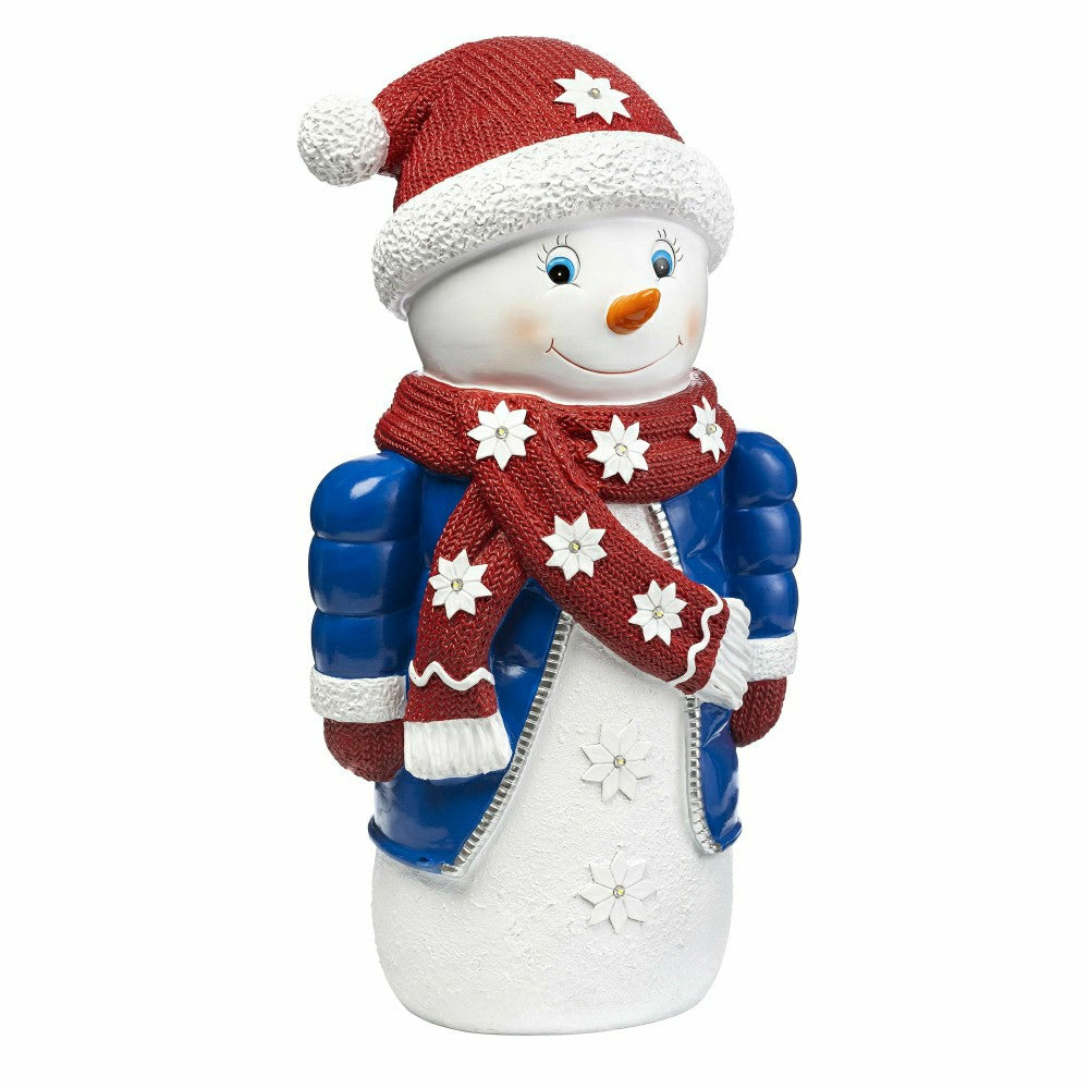 Lighted Snowman Shorty Statue | Plow & Hearth