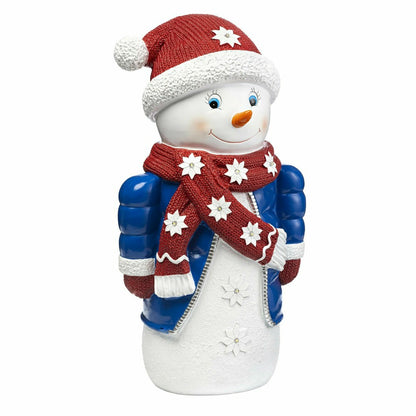 Lighted Snowman Shorty Statue | Plow & Hearth